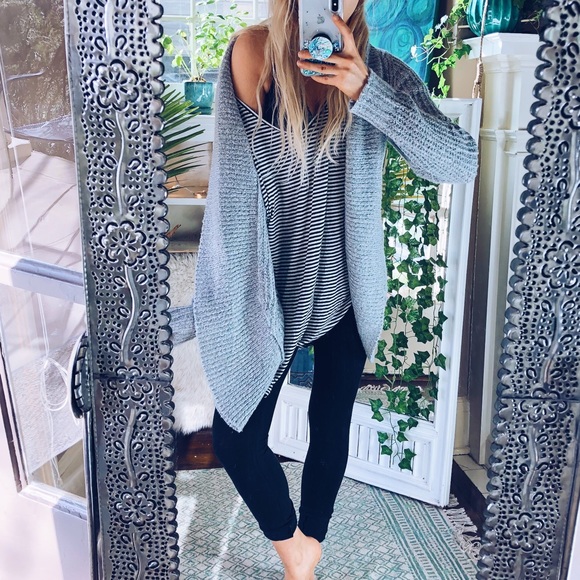 Sweaters - PLUSH Zalia Cardigan // Milky Grey Spring C188